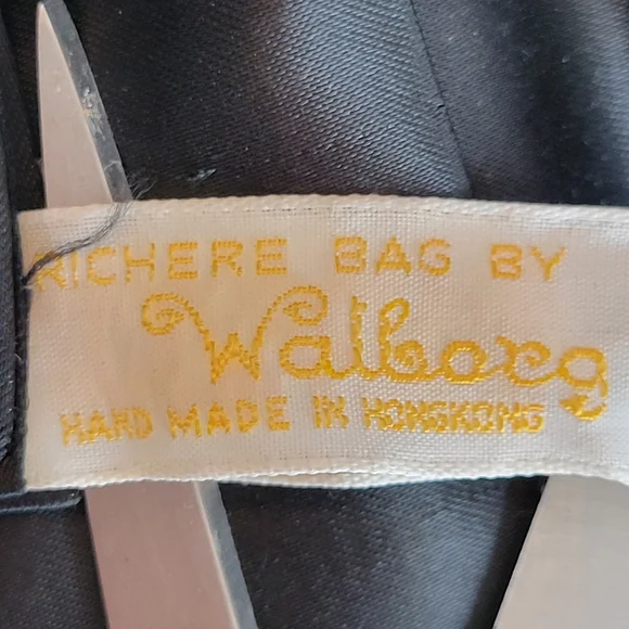 Walborg Richere Black Beaded Purse ~ Vintage ~ 1960s ~ Exquisite! ~ Loose Beads - Picture 4 of 16